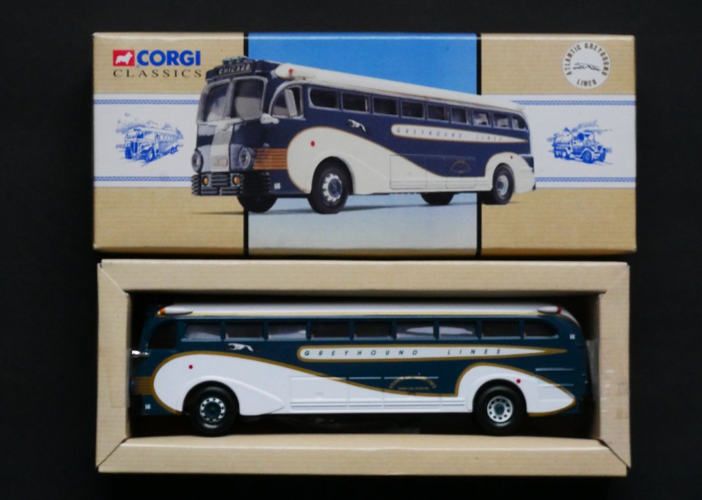 Corgi 1:50 - Φορτηγό μοντελισμού  (2) - twee klassieke Amerikaanse Greyhound bussen - Περιορισμένης έκδοσης #4.3