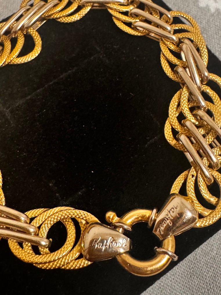 Schakelarmband - 18 karaat Geel goud #2.1