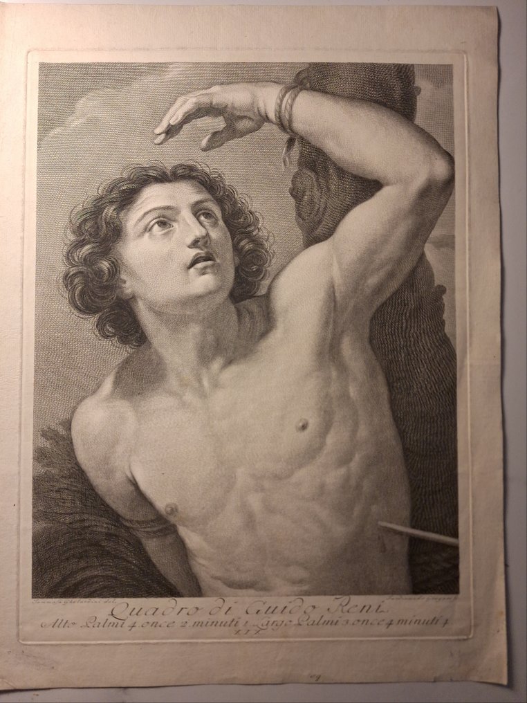 Ferdinando Gregori (XVIII), after Guido Reni - Saint-Sebastian #1.0