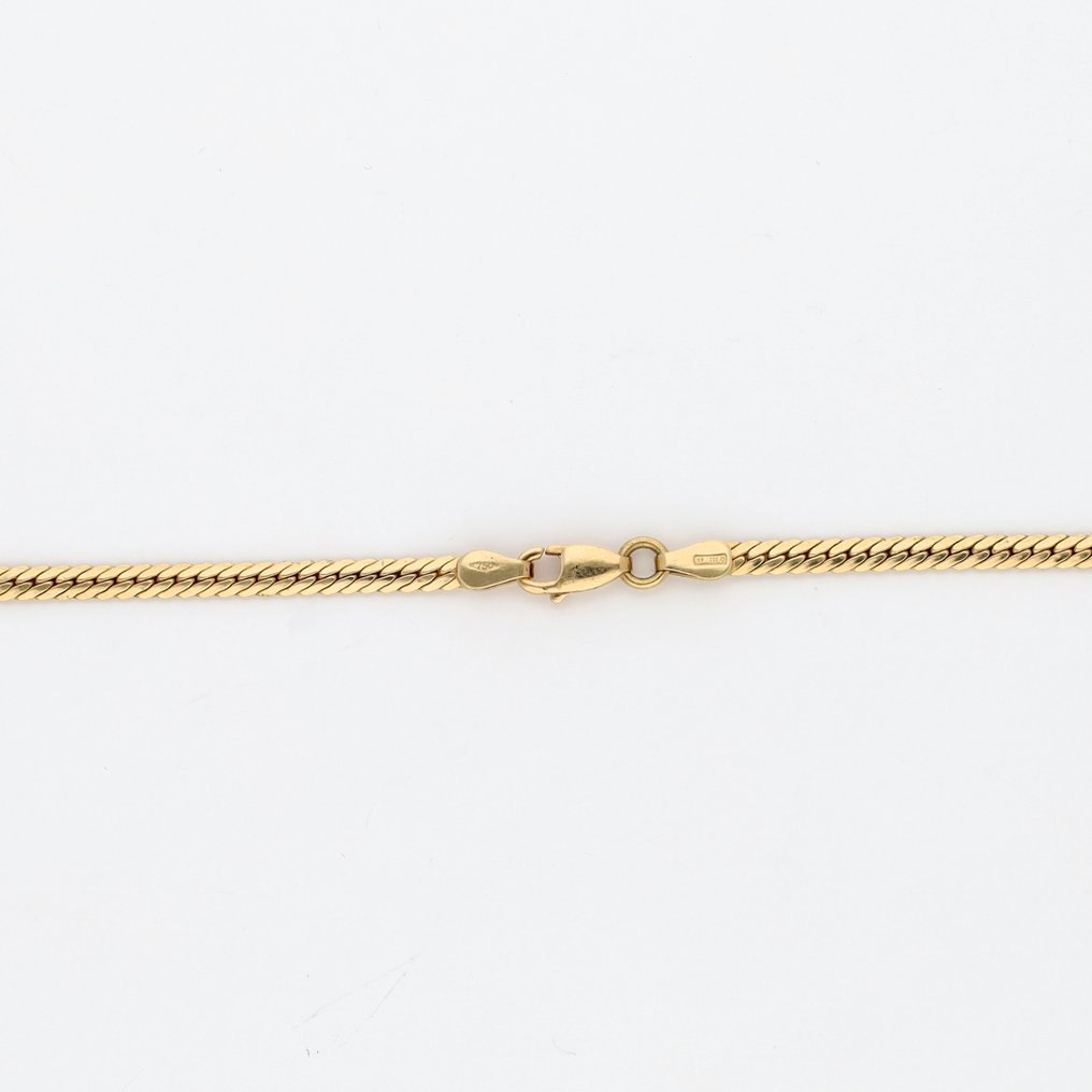 Κολιέ - 18 καράτια Κίτρινο χρυσό Διαμάντι (Φυσικό)  - Ζαφείρι-Σμαράγδι #4.3