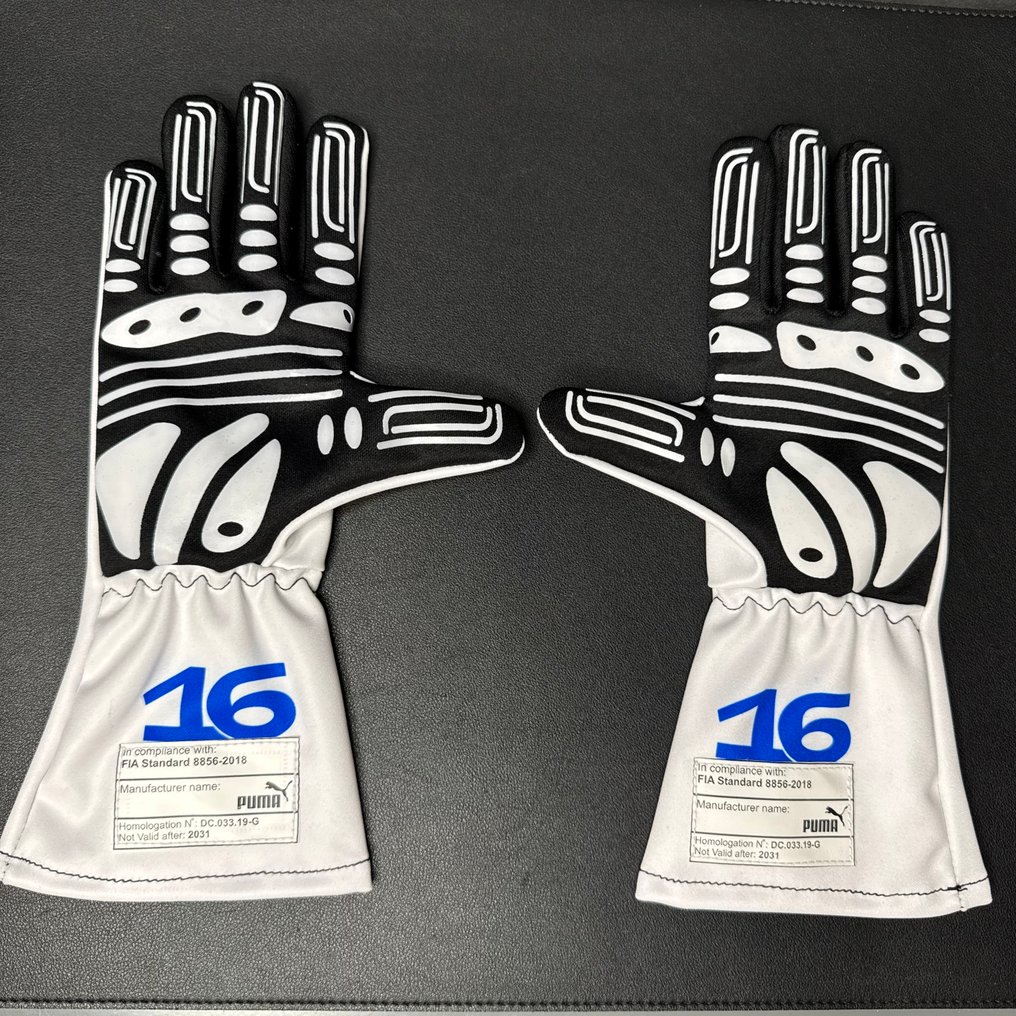 Ferrari - Formula 1 - Charles Leclerc - 2025 - GP Mônaco 2025 - Luvas réplica  #3.2