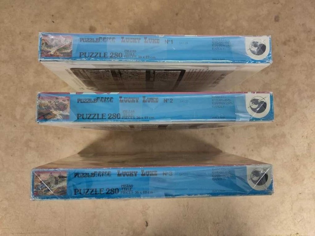 Lucky Luke - 3 Puzzle - Dargaud - 1978 #2.1