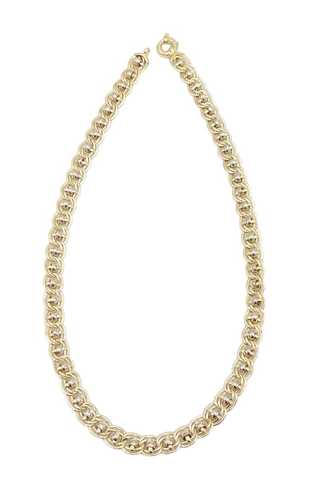Collier - 18 carats Or jaune, Or blanc #1.0