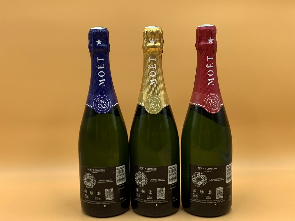 Moët & Chandon, Pharrell "Brut Impérial" Limited Édition - Champagne - 3 Pullot (0.7 L) #1.0
