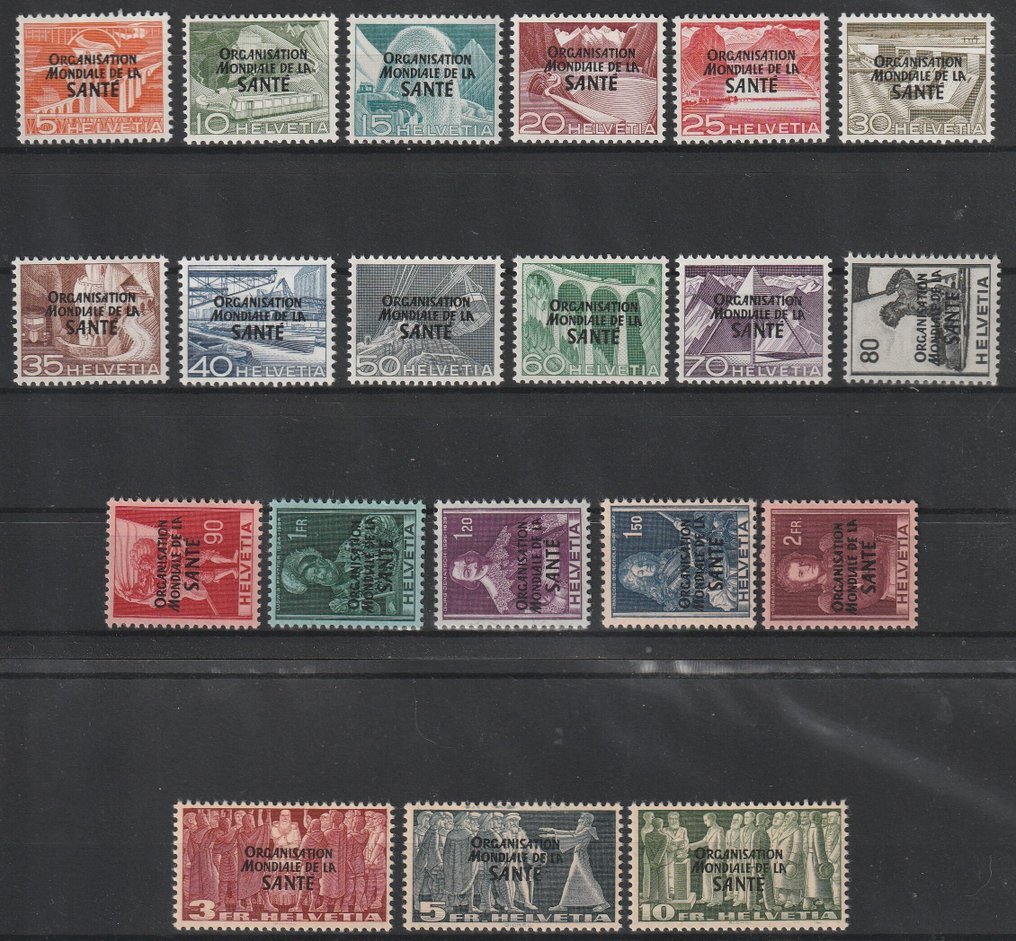 Ελβετία 1948/1950 - OMS - SBK Nr 6-25 #1.0