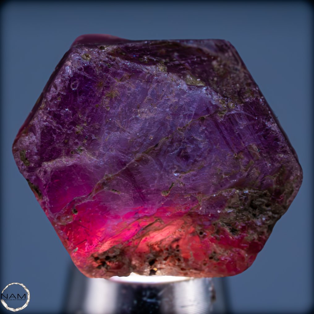 Φυσικός Trapiche Padparadscha σάπφειρος Σπάνιο αυθεντικό ακατέργαστο κρυσταλλικό διαμάντι με εξαιρετική δομή - 49,05ct- 9.81 g #2.1