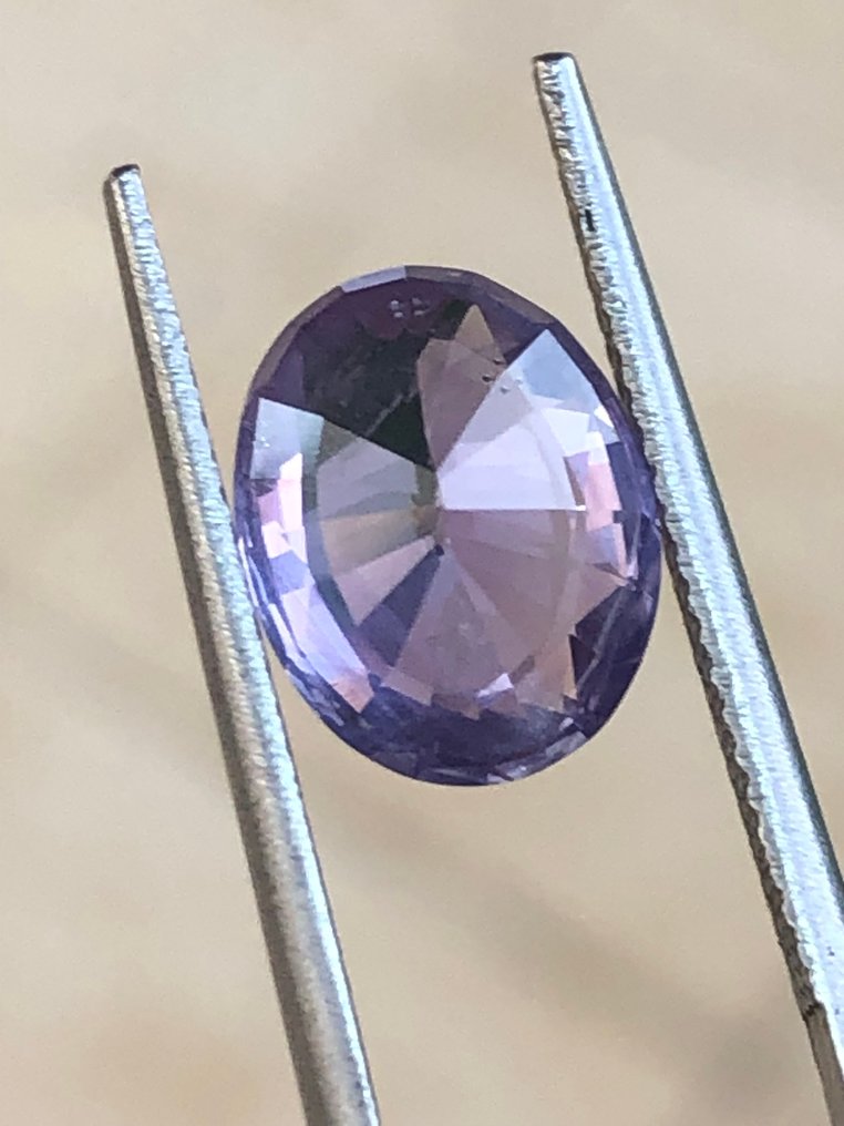 1 pcs  粉色, 紫色 蓝宝石  - 3.99 ct - 美国宝石研究院（GIA） #2.1