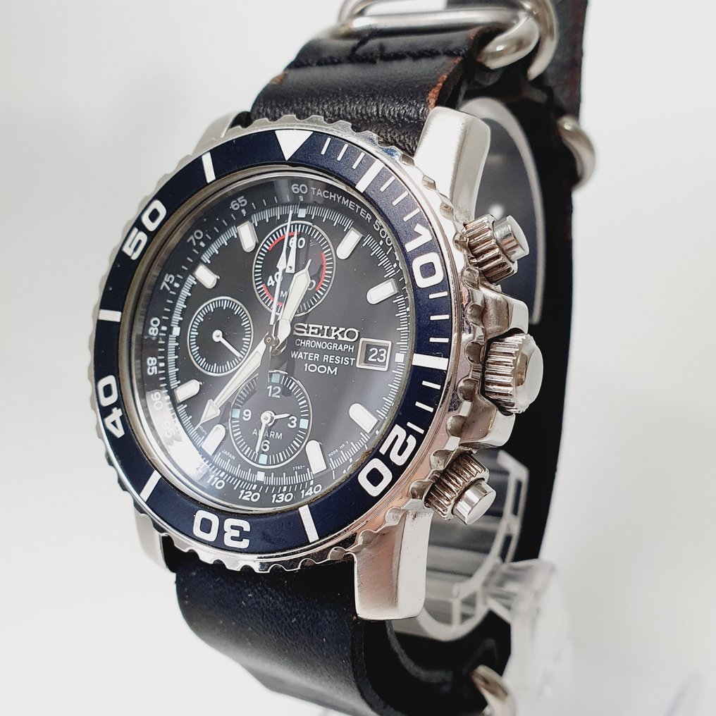 Seiko - Chronograph - χωρίς τιμή ασφαλείας - 7T62-0CV0 - Άνδρες - 2010-2020  #2.1