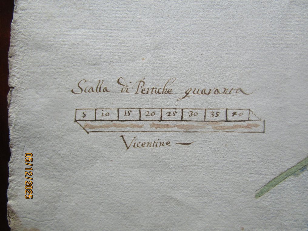 anonimo - Cabreo acquerellato secolo XVII Montebello vicentino Vicenza - 1688 #1.0