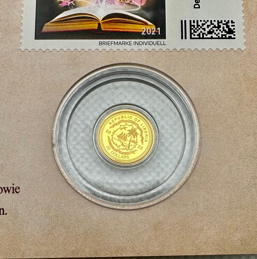Λιβερία. 20 Dollars Sterntaler , Oro 1/100 Oz (.999) Proof  (χωρίς τιμή ασφαλείας) #4.3