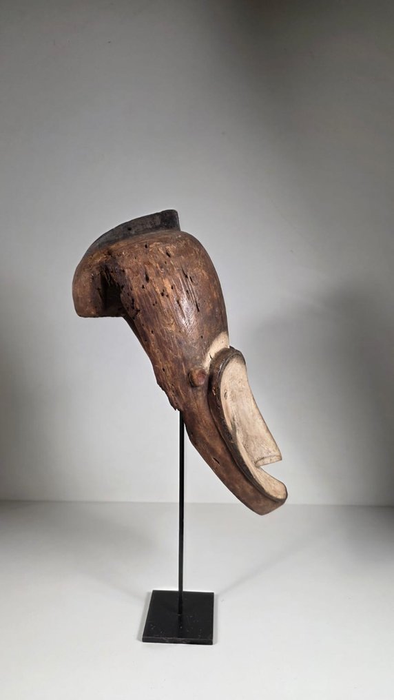 Ξύλινη μάσκα - Fang - Γκαμπόν  (χωρίς τιμή ασφαλείας) #3.2