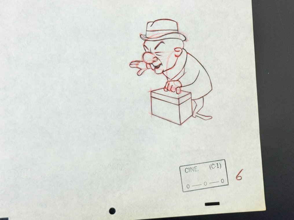 Mister Magoo (1960) - 1 原始动画画稿中的Mr. Magoo #2.1