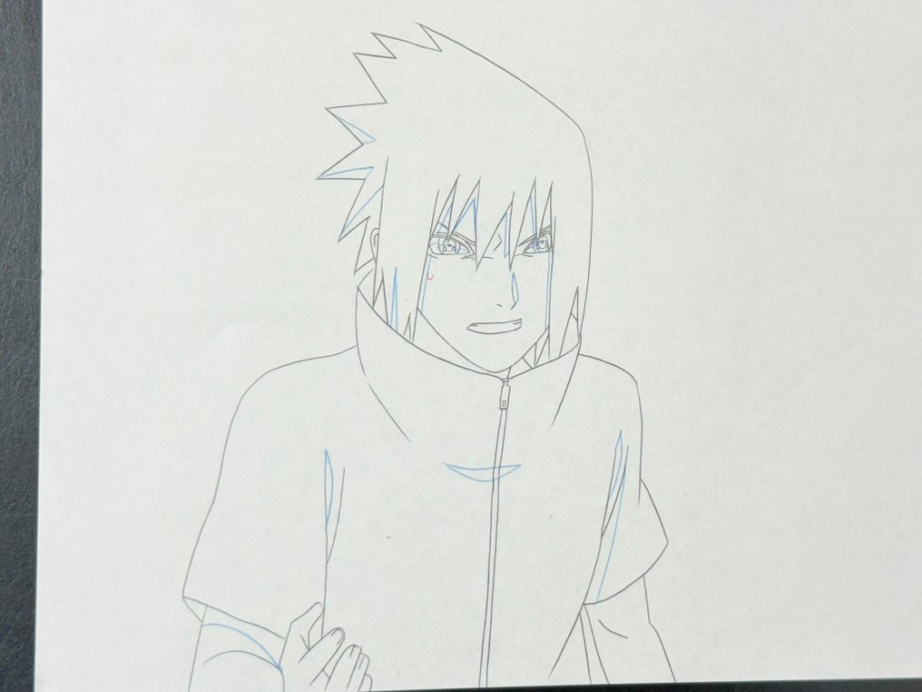 Studio Pierrot - Αρχικό σχέδιο κινουμένων σχεδίων του Sasuke Uchiha, έγχρωμο. - Naruto (2002/07) #3.2
