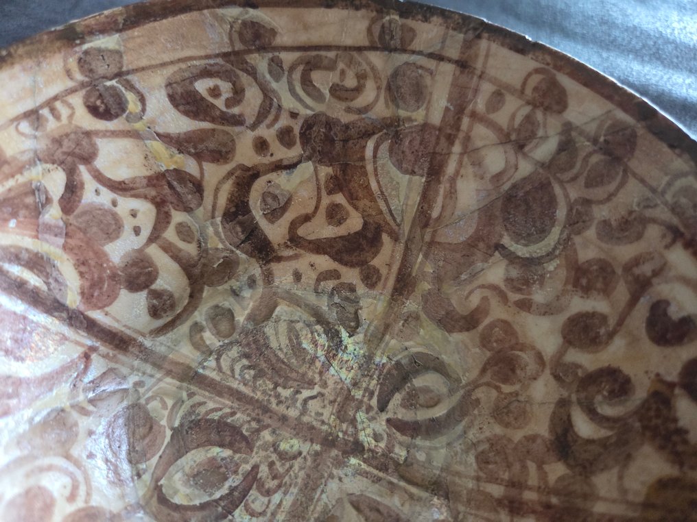 中世纪伊斯兰卡尚光彩瓷碗 - 13世纪 #3.2