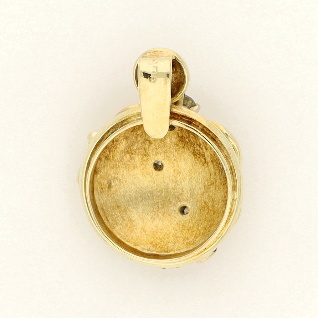 Κρεμαστό κόσμημα - 14 καράτια Κίτρινο χρυσό Διαμάντι (Φυσικό)  #1.0