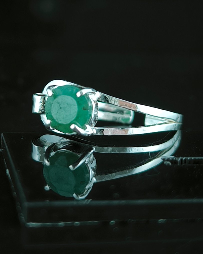 Smaragd Sieraden - Hoogte: 8 mm - Breedte: 8 mm- 2.8 g - (1) #2.1