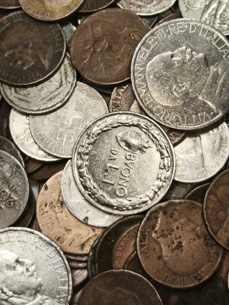 義大利王國 Lot of 350+ coins 1908-1937  (沒有保留價) #2.1