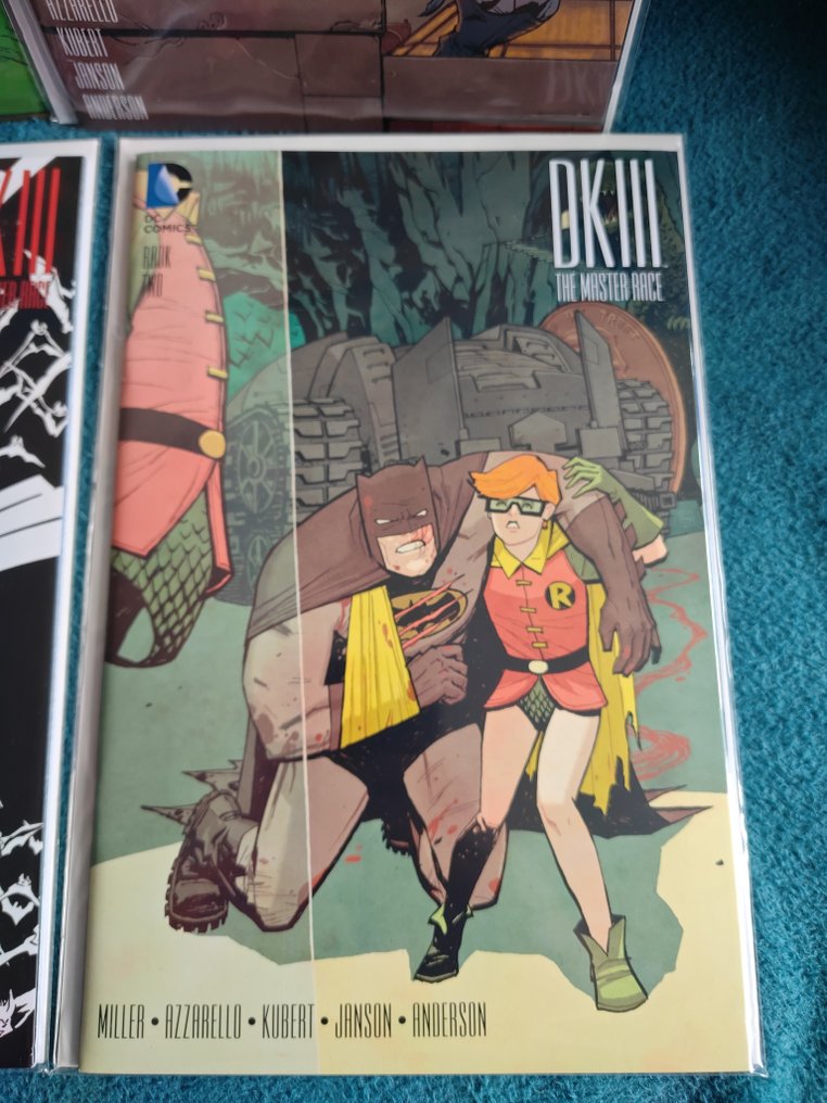 Batman #1 to #9 Full Story - Dark Knight The Master Race 3 1:10 Variant covers - 9 Comic - 2016/2017 #2.1