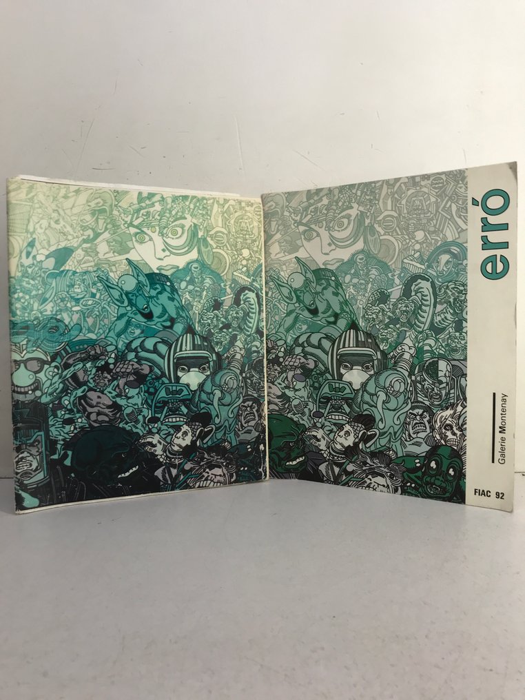 Erró - Maquette et Catalogue d'exposition [Galerie Montenay] - 1992 #1.0