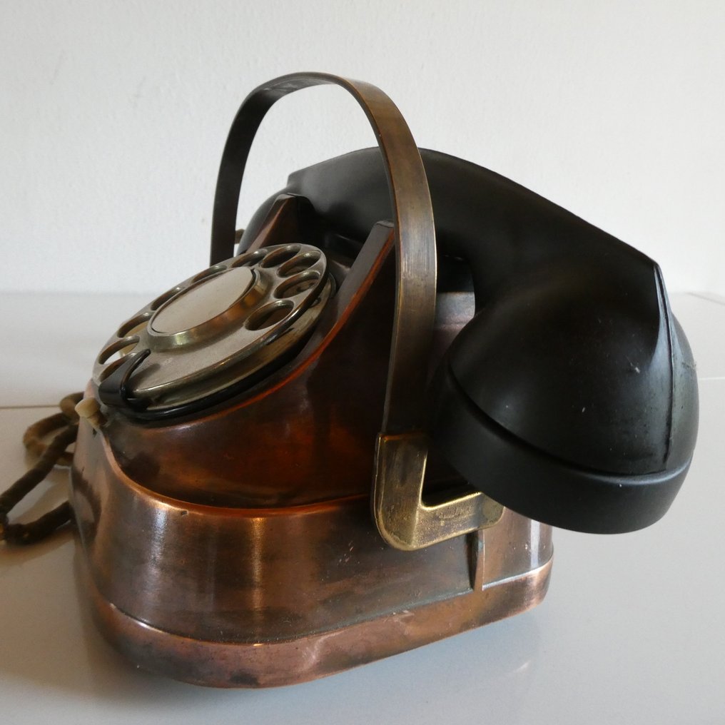 Atea - Analog telefon - RTT 56B - Koppar, Bakelit #3.2