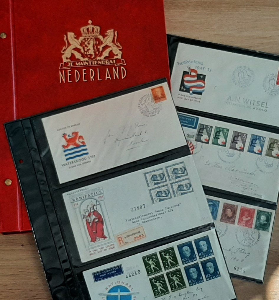 Ολλανδία 1953/1974 - Συλλογή 120 FDC σε άλμπουμ Importa PS3. - NVPH tussen E12 en E133 vanaf E17 compleet #1.0