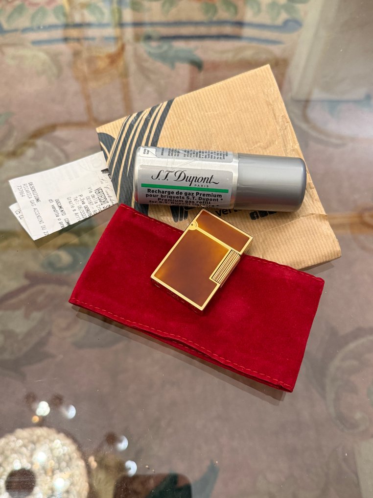 S.T. Dupont - Line 2 - 口袋打火机 - 镀金, 漆 #1.0