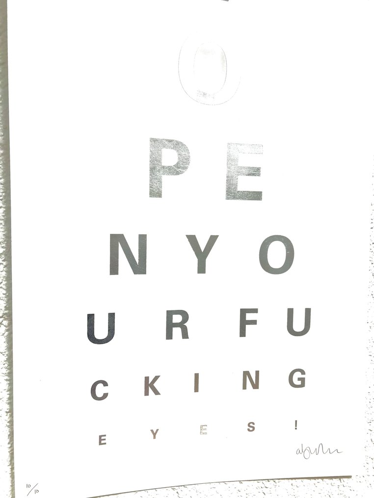 Alex Bucklee (XX) - Eye Test - Silver Hot Foil #2.1