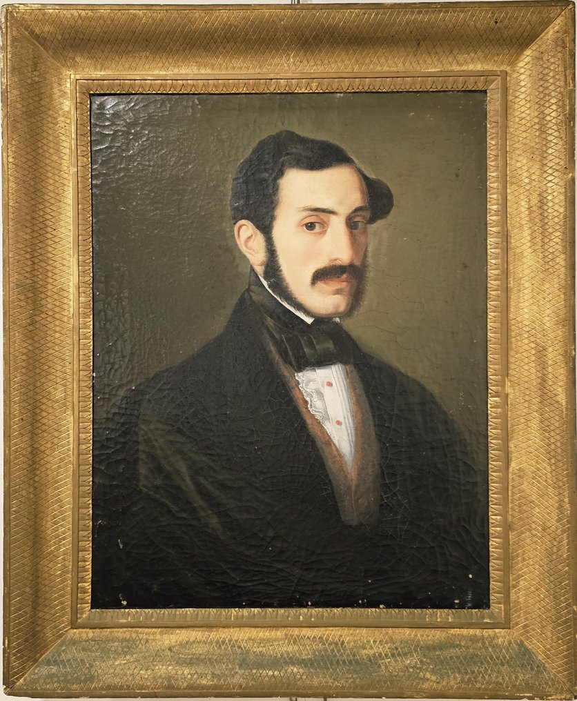 Vincenzo Avellino (? - post 1899) - Ritratti di Camillo Zocchi e Vincenza Serena #2.1