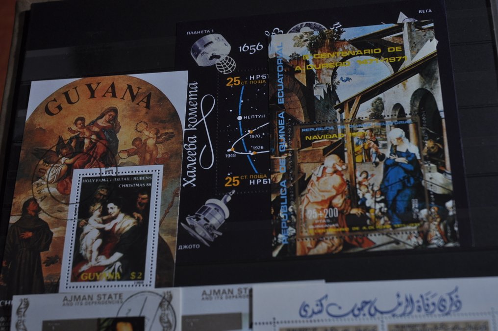 θεματικός - Μεγάλη συλλογή, μεταξύ άλλων, με μπλοκ, φύλλα, διαστημική εξερεύνηση, πίνακες και πολλά άλλα (261 #4.3