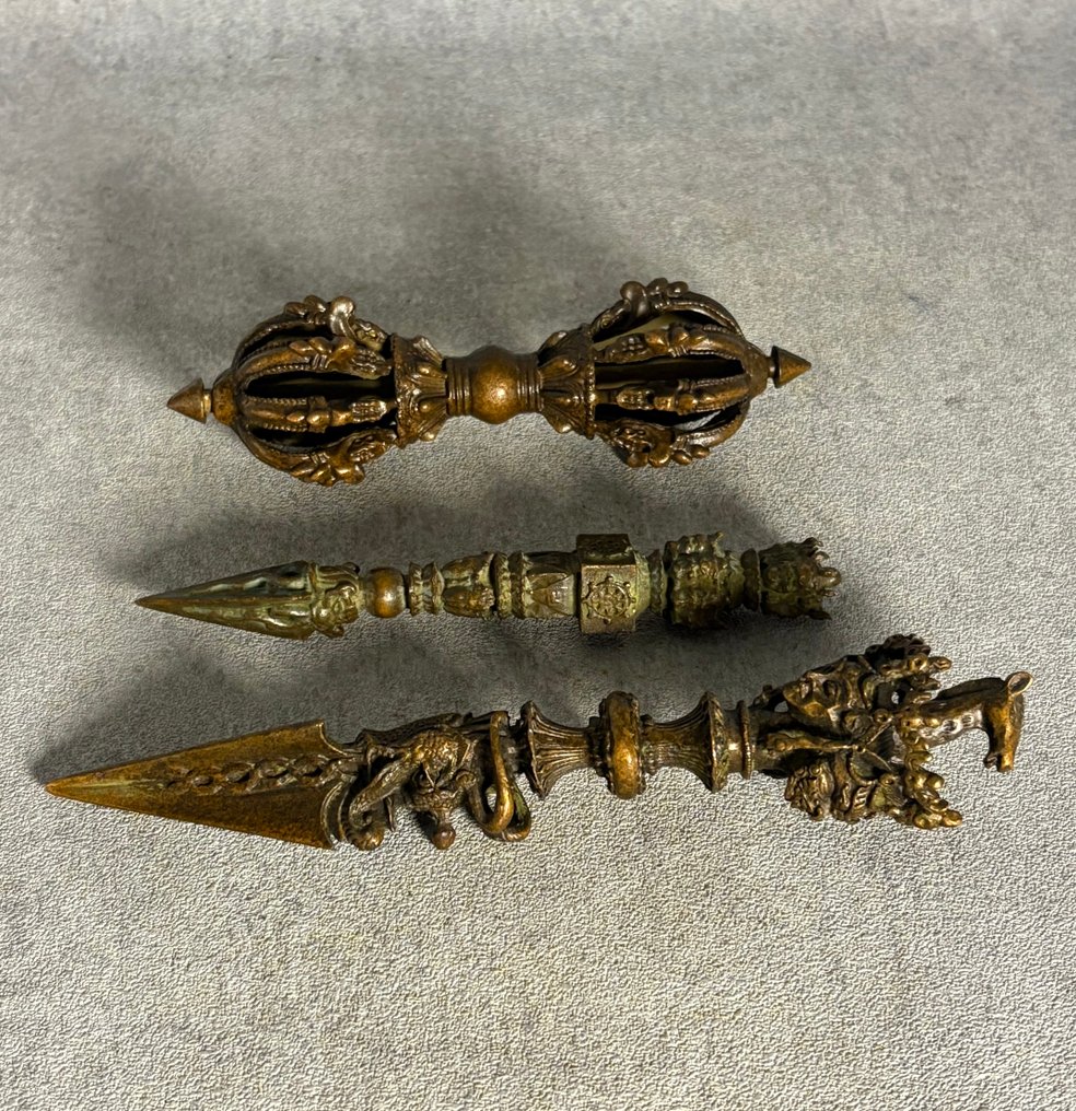 Objets bouddhistes - Bronze - Fin du XXe siècle #1.0