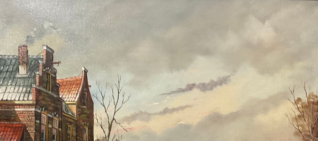 Dick van Dijk (1921) - Wintergezicht #4.3