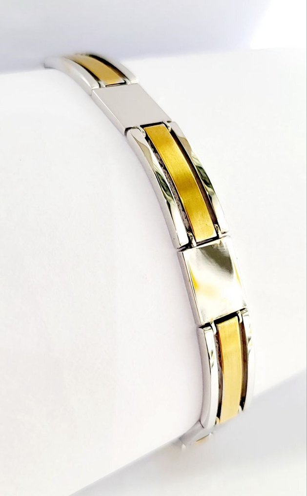 Armband - 18 kt Weißgold, Gelbgold #1.0