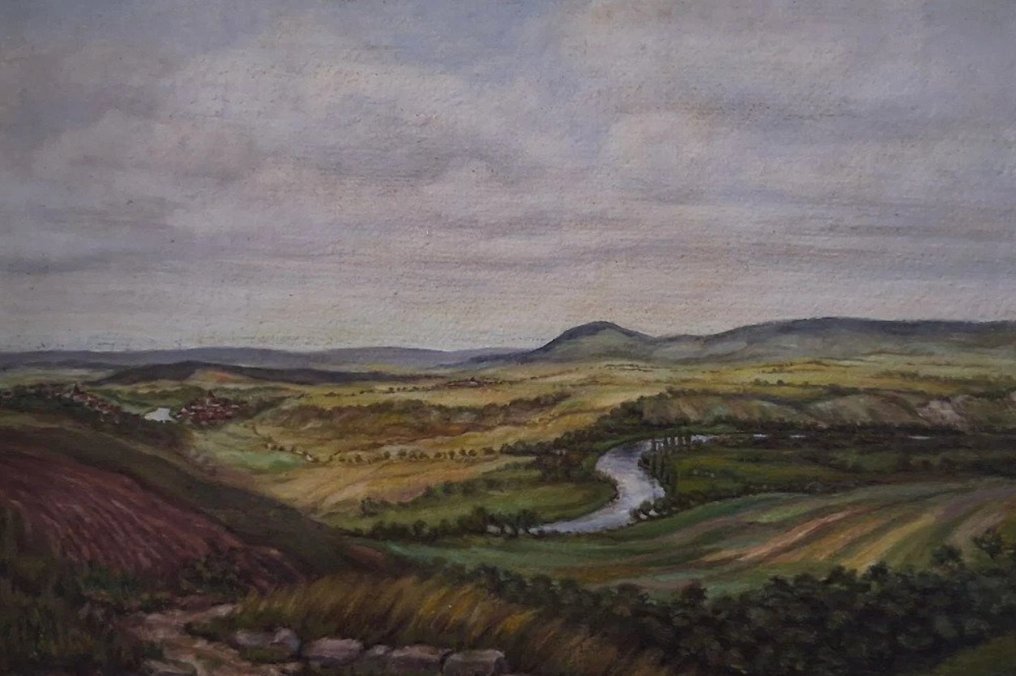 Otto Rieger (1928) - Neckarlandschaft #1.0