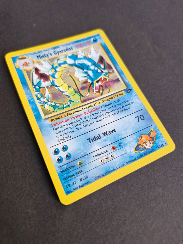 Pokémon - 1 Card - Misty's Gyarados 13/132 Foil - WOTC - Gym Challenge #4.3