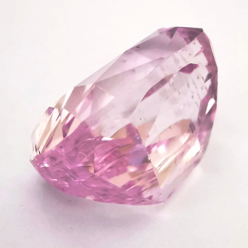 Senza prezzo di riserva Kunzite - 18.30 ct - Antwerp Laboratory for Gemstone Testing (ALGT) - Kunzite rosa (violaceo) #1.0