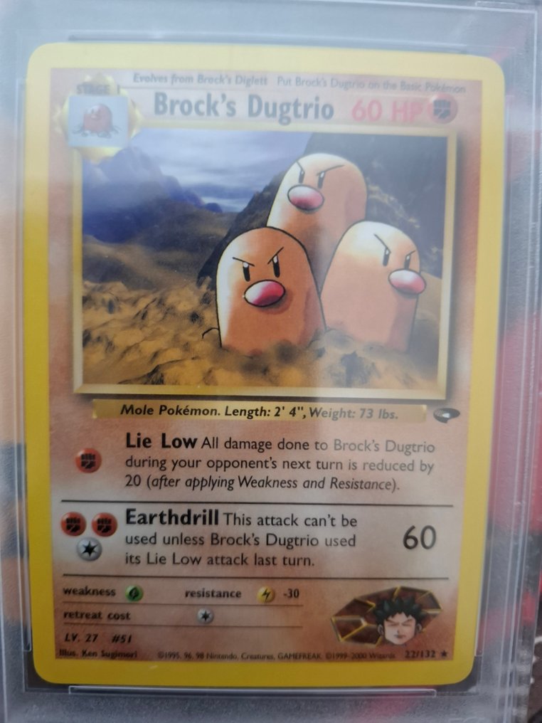Pokémon - 1 Graded card - Brock's Dugtrio 22/132 - PSA 10 - Various sets - Επαληθευμένη και όχι βαθμολογημένη #2.1