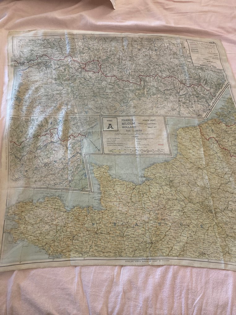 Ηνωμένο Βασίλειο - Φουλάρι από μετάξι της RAF. - Στρατιωτικά αξεσουάρ - 1943 #1.0