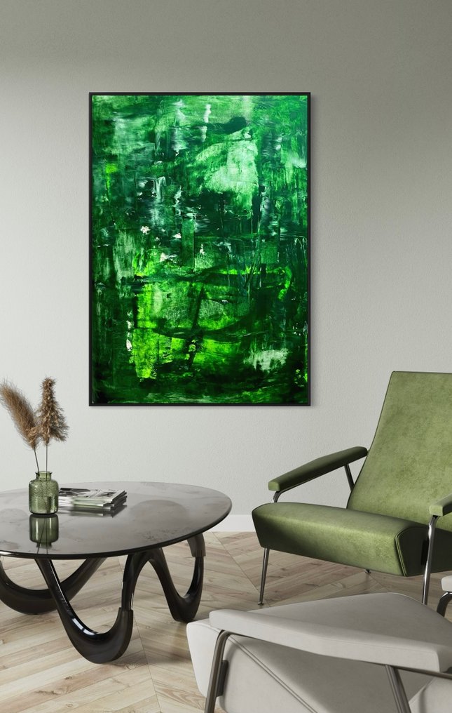 Alberto Stocco - Abstract -the green forest #3.2