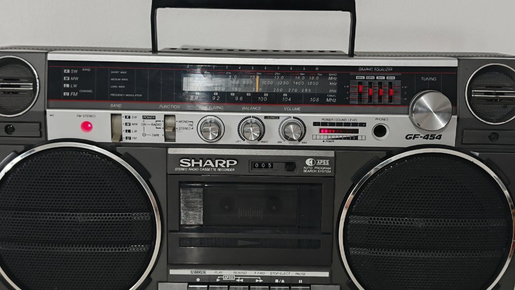 Sharp - GF 454 Portable cassette player #4.3