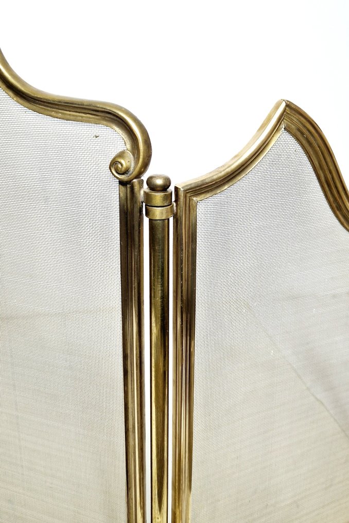 Kandalló tartozékok - Sárgaréz - tűzvédelmi képernyő #3.2