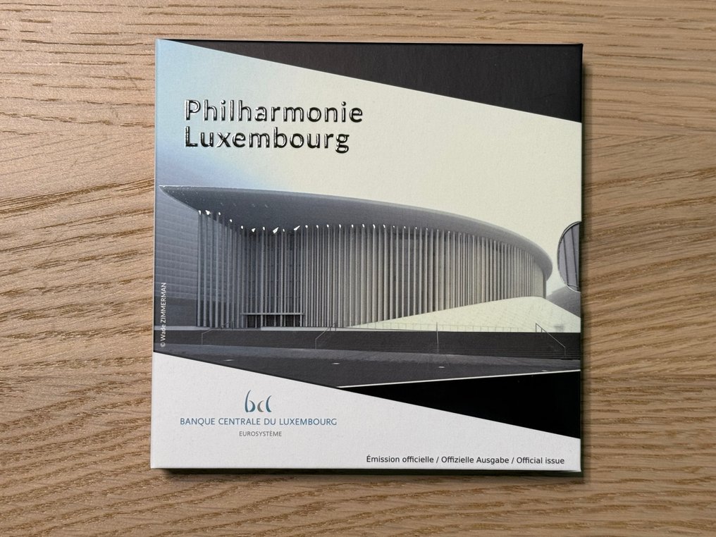 卢森堡. 2 1/2 Euro 2025 "Philharmonie Luxembourg" Proof  (没有保留价) #1.0