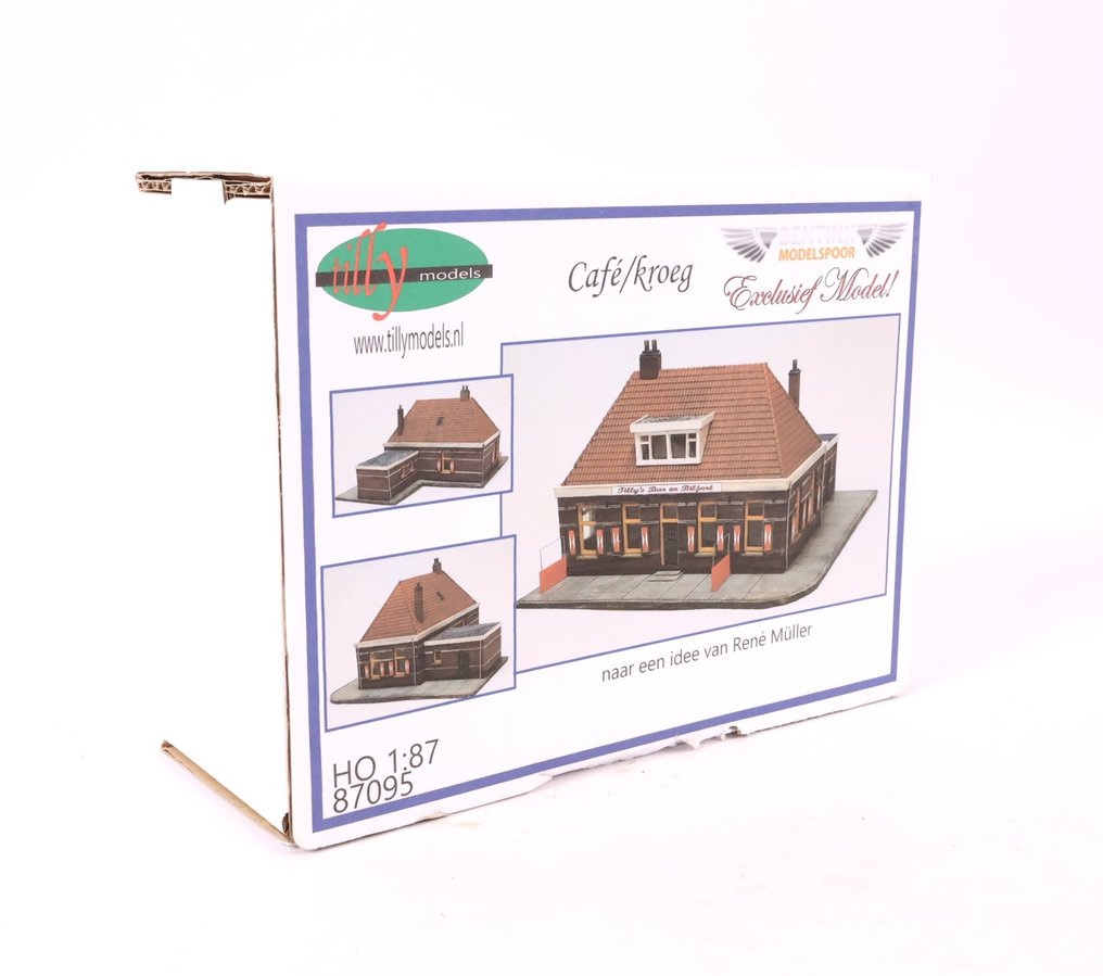 Tilly Models H0 - 87095 - Κιτ κατασκευής τρένων μοντελισμού (1) - Σετ κατασκευής ρητίνης: Καφές/μπαρ σύμφωνα με το ολλανδικό παράδειγμα. #1.0