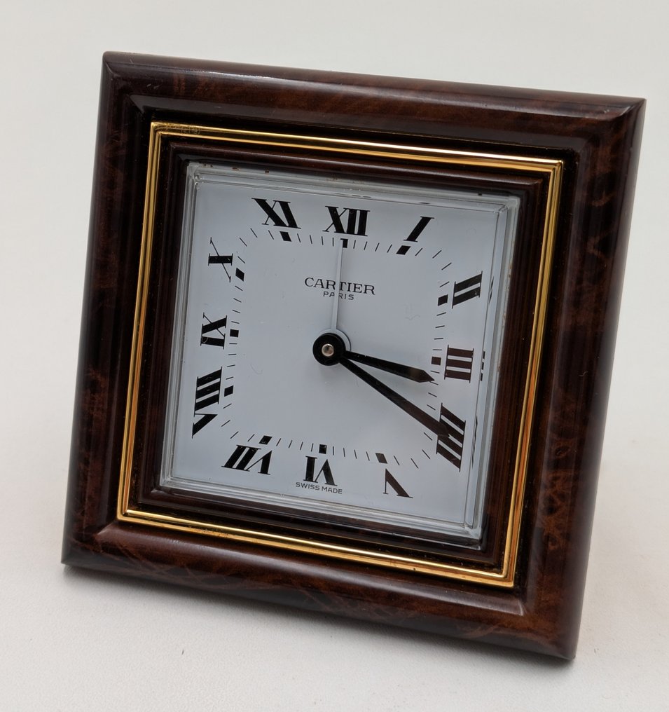 Bordsklocka, Väckarklocka - Cartier - - Guldbelagt - 1990-2000 #1.0