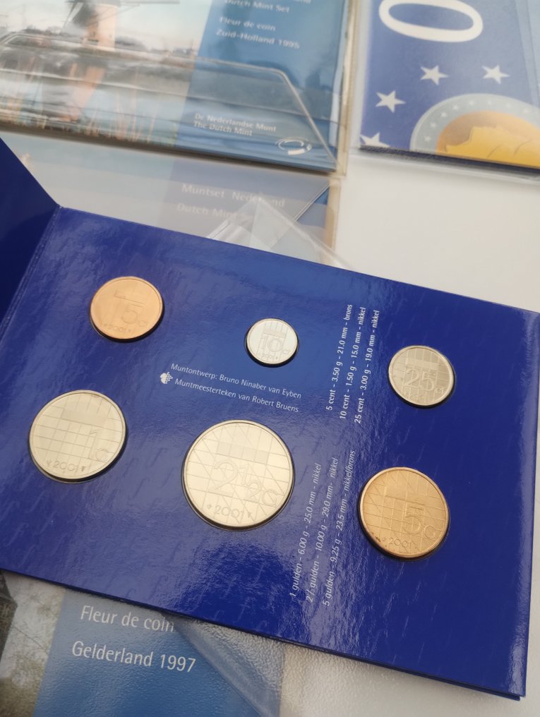 Niederlande. Mint set 1987-2001  (Ohne mindestpreis) #1.0