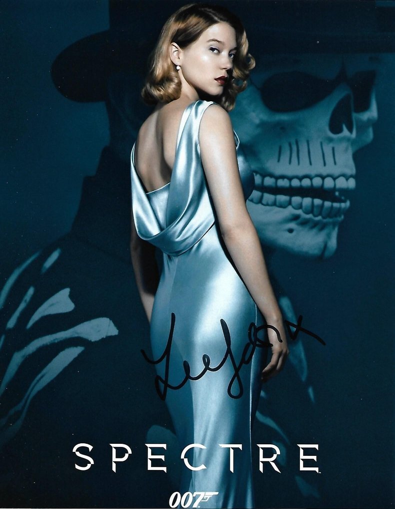 James Bond 007 - Autographed Photo "Spectre" James Bond 007 Léa Seydoux with b'bc COA. #1.0