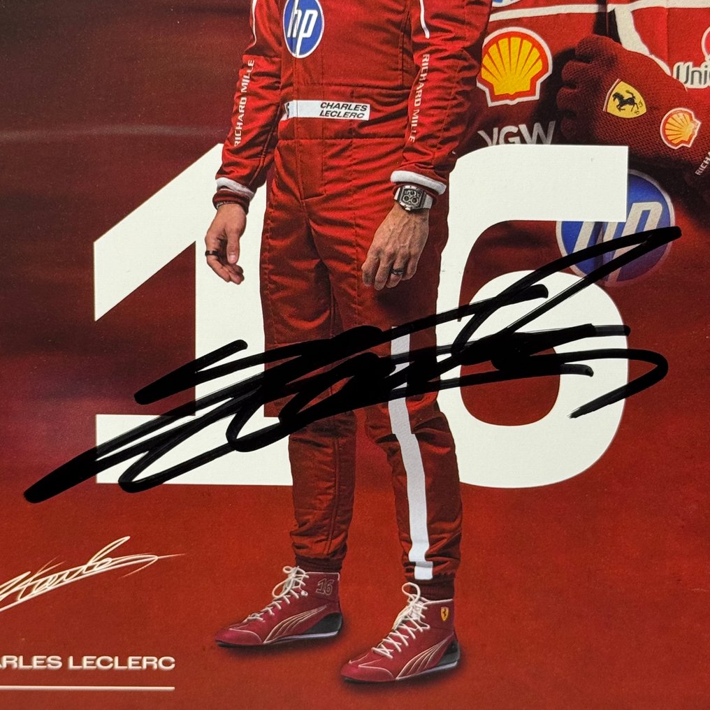 Ferrari - Charles Leclerc - 2025 - Card fan  #1.0