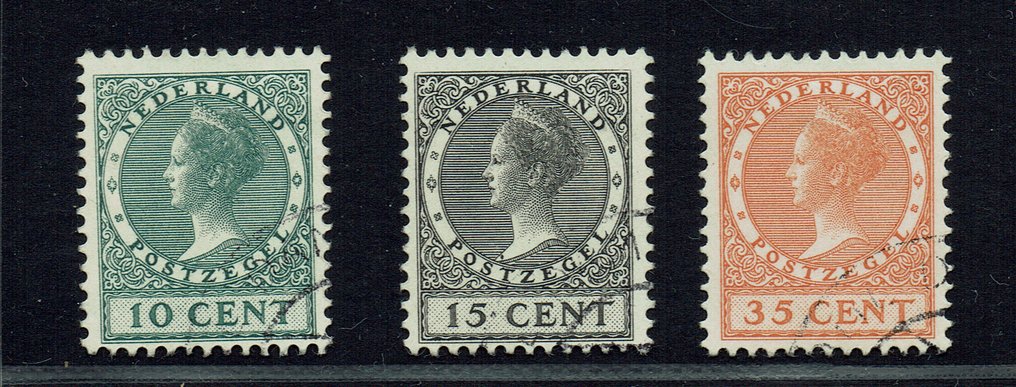 荷蘭 1924 - 展览邮票 - NVPH 136-138 #1.0