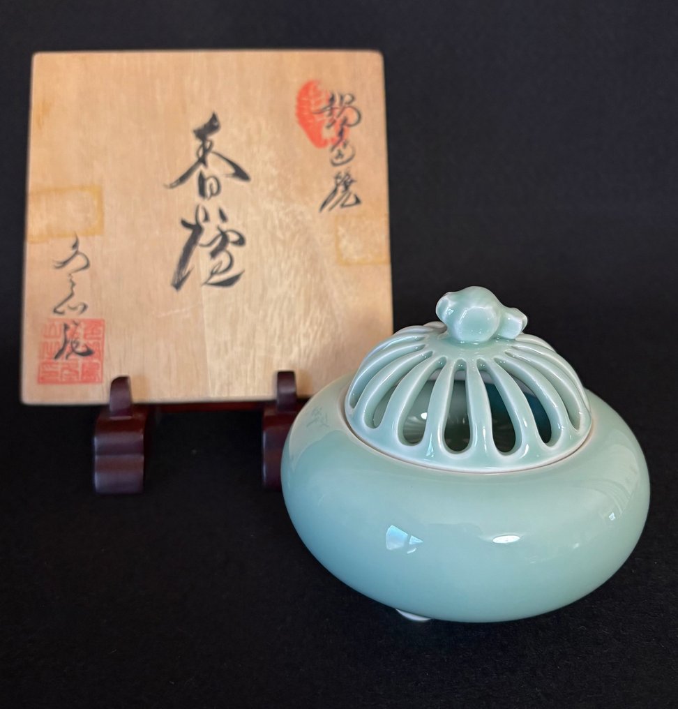 Ichikawa Susumu (Tozan) - 香炉 - 青瓷 #1.0