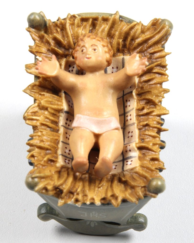 Lepi - Harald Kastlunger - Σκάλισμα, Jezus-kind Kerstgroep - 5 cm - Ξύλο #1.0