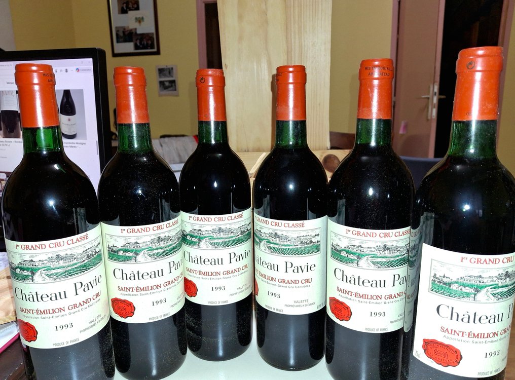1993 Château Pavie - Saint-Émilion 1er Grand Cru Classé - 6 Flaskor (0,75L) #3.2